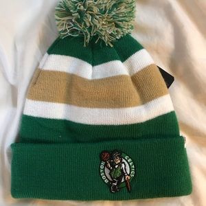 Celtics Pom-Pom Knit Winter Hat
